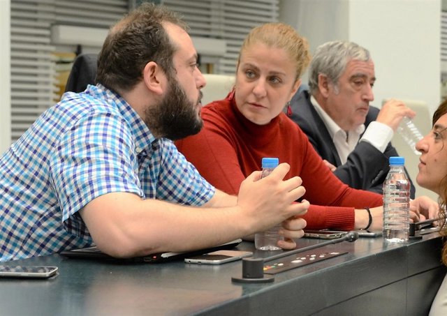 Guillermo Zapata asiste al pleno del ayuntamiento de Madrid