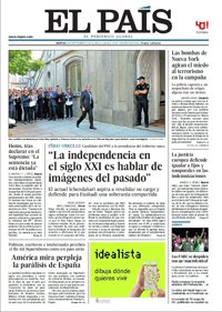 Las portadas de los periódicos de hoy, martes 20 de septiembre de 2016