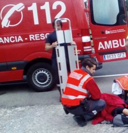 Herida en Cascante tras caerse de la bicicleta