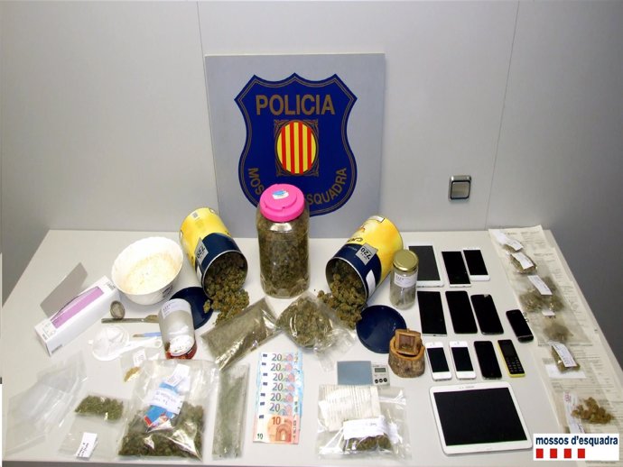 Marihuana intervenida en Puigcerdà