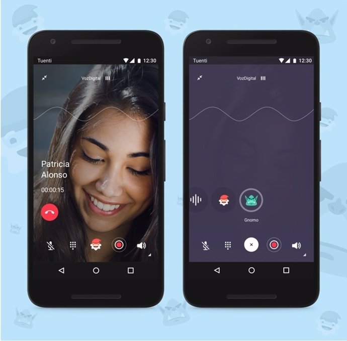 Tuenti introduce los filtros de voz en sus llamadas de VozDigital en Android