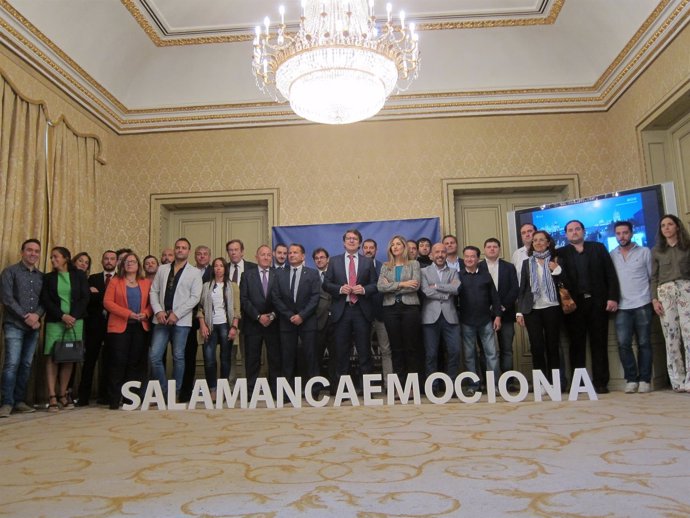 Presentación de la nueva imagen promocional de Salamanca en Madrid