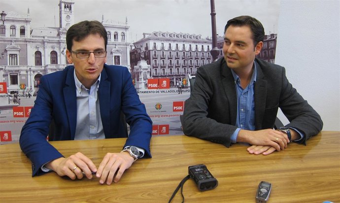 Pedro Herrero (izq) y Daniel de la Rosa en Valladolid