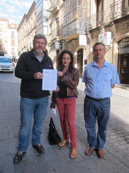 López de Uralde y representantes de Equo este martes en Salamanca