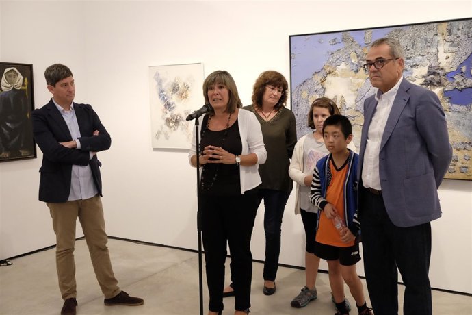 La alcaldesa de L'Hospitalet, Núria Marín, al presentar 'Fem Tàndem L'H'