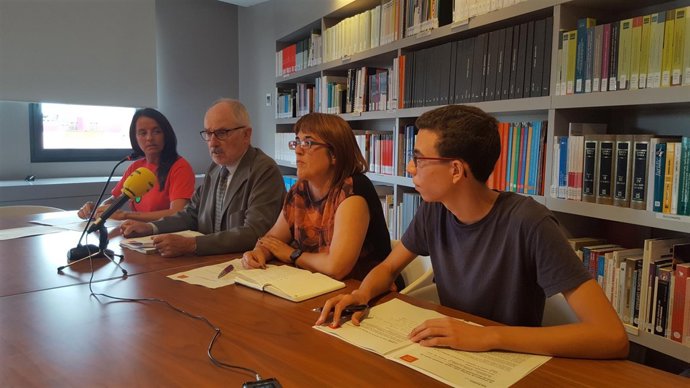 Montse Castellà, Rafael Ribó, Montse Ayats y Marc Tostado