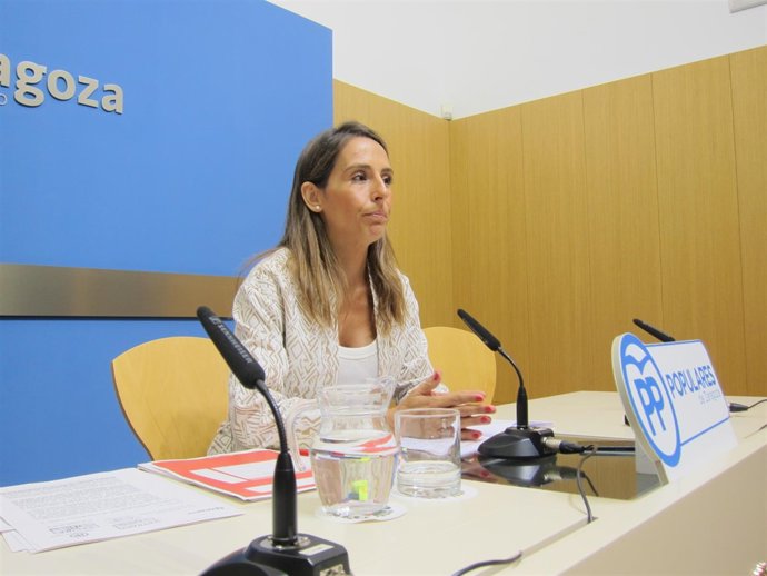 La concejal del PP, MarIa Navarro