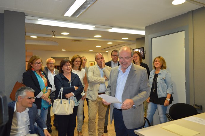 Joan Reñé presenta  candidatura a dirigir PDC de Lleida