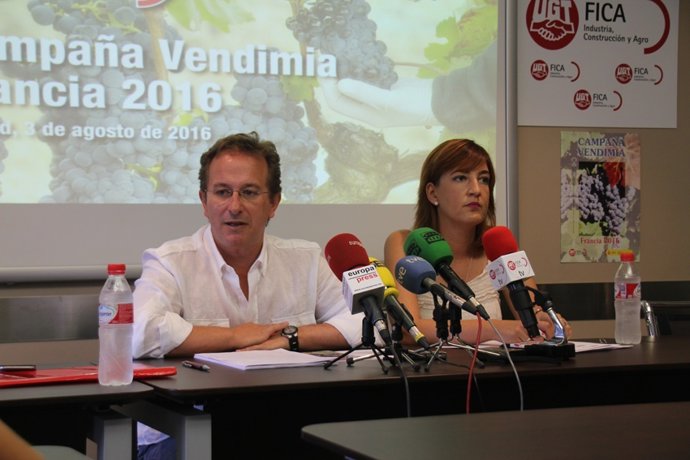 El secretario general de UGT FICA, Pedro Hojas