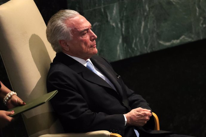 El presidente de Brasil, Michel Temer, en la ONU
