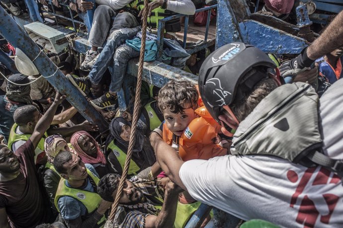 Rescate de MSF en el Mediterráneo