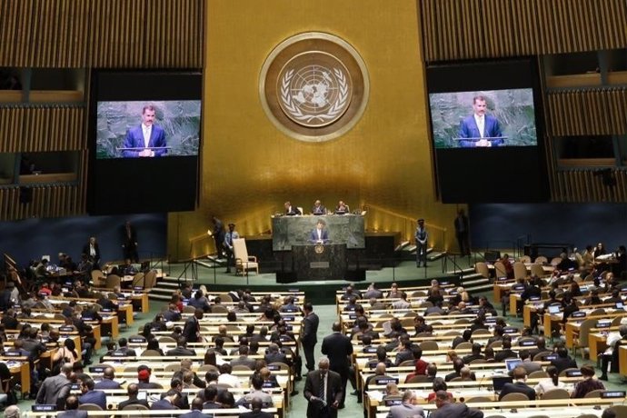 El rey Felipe VI, en la ONU