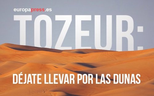 Tozeur: Déjate llevar por las dunas