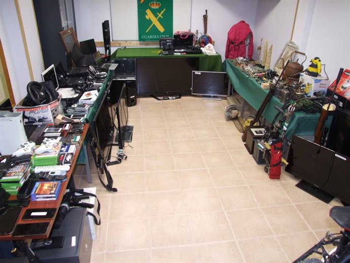 Exposición objetos procedentes de delitos contra el patrimonio