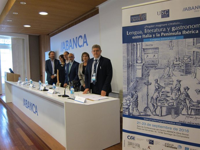 Inauguración del congreso sobre lengua, literatuta y gastronomía