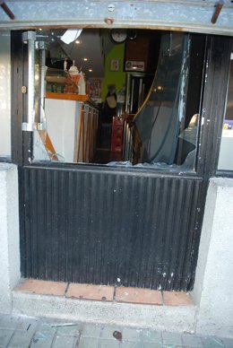 Robo con fuerza en un establecimiento de Tudela.