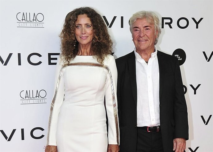 Ángel Nieto y su mujer Belinda/ JAVIER GALVEZ                       