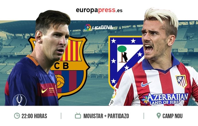 Horario y dónde ver el Barcelona - Atlético de Madrid | Jornada 5 Liga Santander