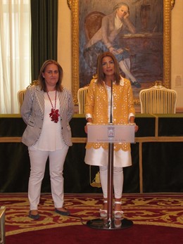 Raquel Casado y Eva Illán