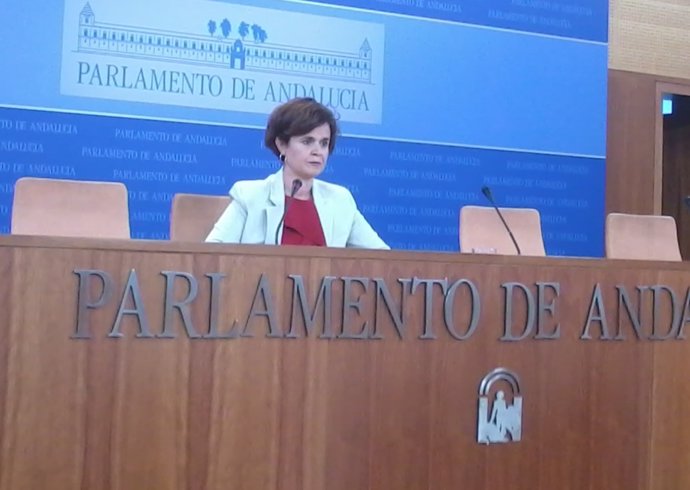 La portavoz parlamentaria adjunta de Podemos Andalucía, Esperanza Gómez
