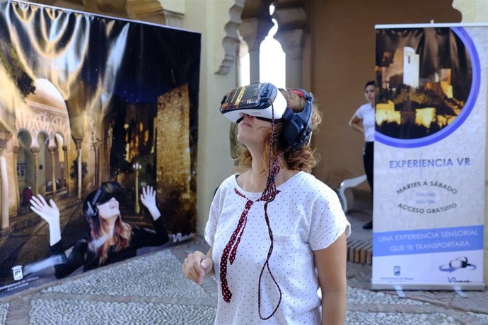 Alcazaba visita virtual nocturna málaga teconlogía 360º