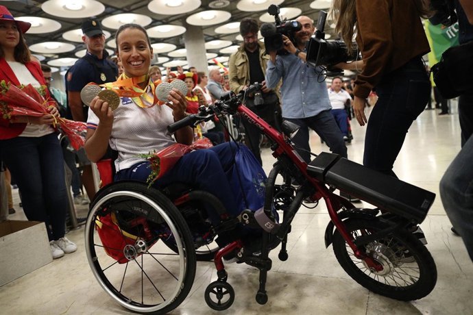 El equipo español de paralímpicos vuelve a Espala tras los Juegos de Río