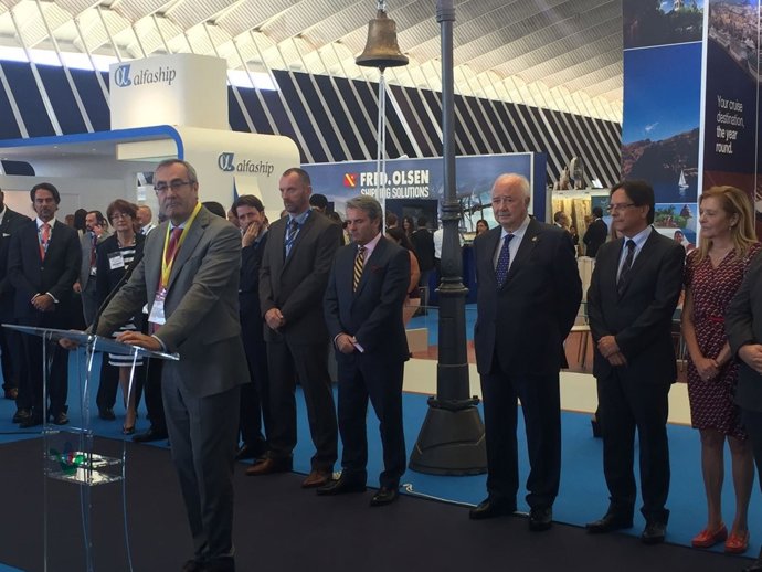 LLorca inaugura la feria-congreso Seatrade Cruise Med