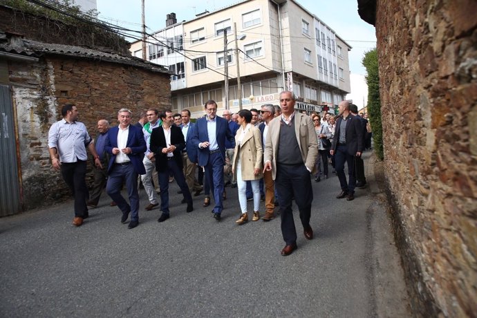 Rajoy en Cospeito (Lugo), campaña del 25S