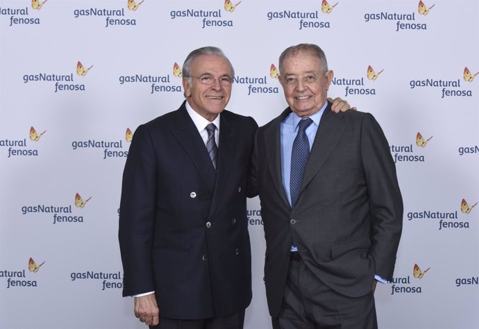 Isidro Fainé, nuevo presidente de Gas Natural, y Salvador Gabarró