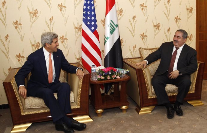 John Kerry y Hoshiar Zebari