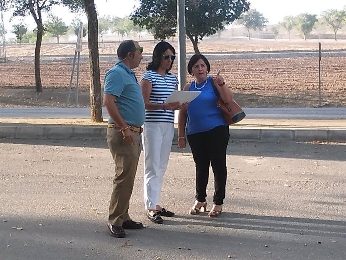 Asunción Llamas visita Herrera