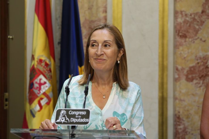 Rueda de prensa de Ana Pastor en el Congreso