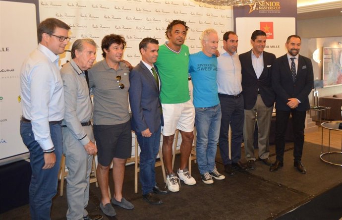 PRESENTACIÓN DE LA SENIOR MASTERS CUP DE TENIS, QUE SE CELEBRARÁ EN MARBELLA 