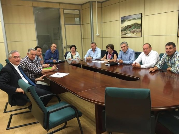 Reunión de Asaja Aragón con el consejero Olona