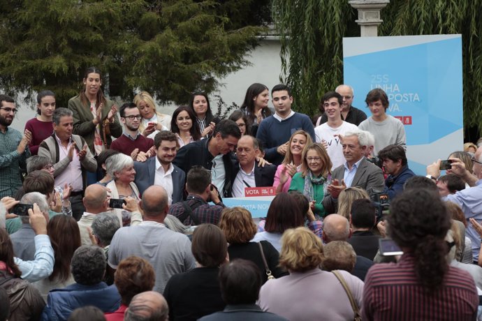 Pedro Sánchez en Vilalba (Lugo)