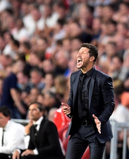 Diego Pablo Simeone, entrenador del Atlético de Madrid