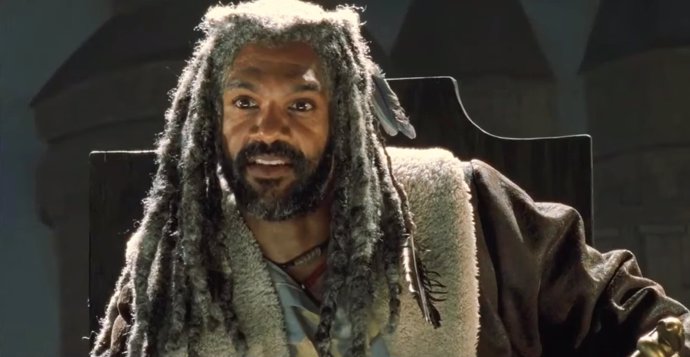 El Rey Ezekiel en El Reino en la 7ª temporada de The Walking Dead