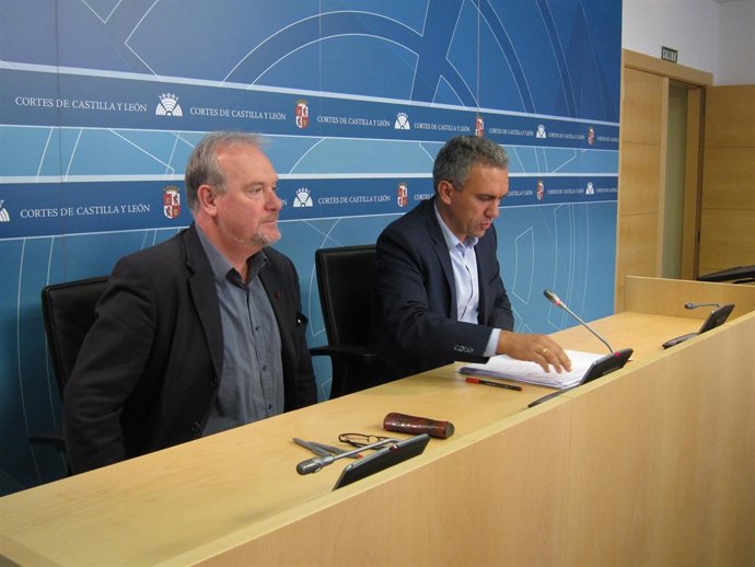 Javier Izquierdo (derecha) y José Francisco Martín (izda).