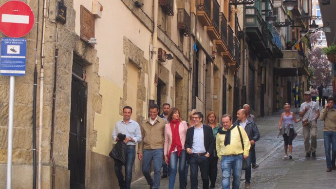 Pedro Sánchez en Portugalete