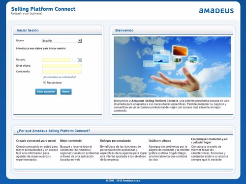 Amadeus Selling Platform Connect