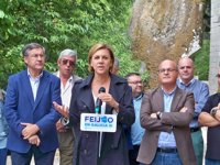 De Cospedal pide el voto para Feijóo para que los gallegos eviten "aventuras y bloqueos"