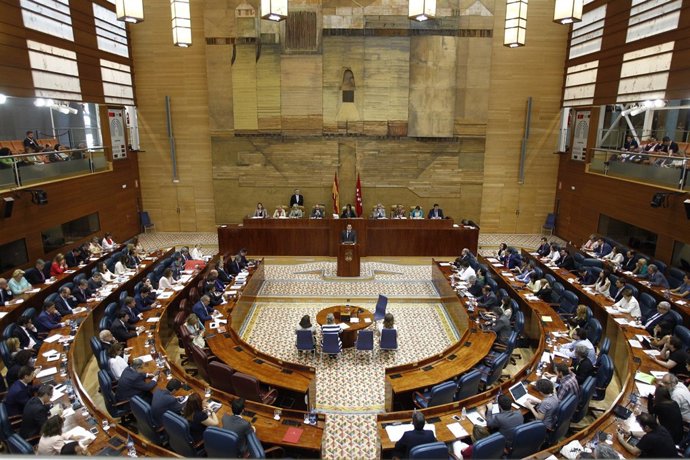 Sesión de investidura de Cistina Cifuentes en la Asamblea de Madrid