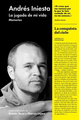 Portada del nuevo libro de Andrés Iniesta