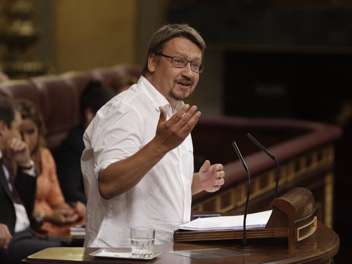 Xavier Domènech, portavoz de En Comú Podem