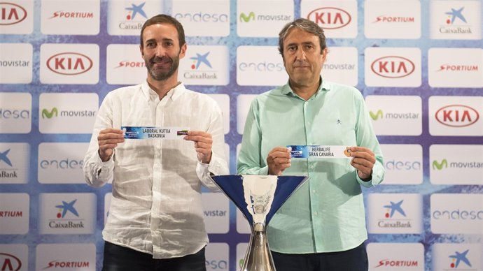 Sito Alonso (Baskonia) y Luis Casimiro (Herbalife)