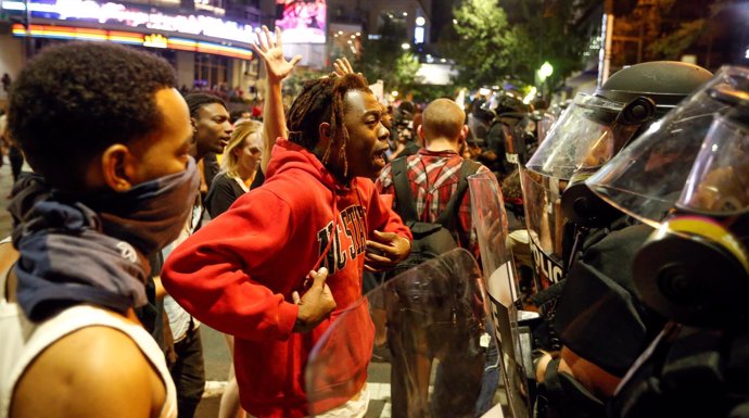 Protestas en Charlotte, Carolina del Norte