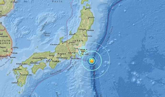 Terremoto de magnitud 6,5 en Japón