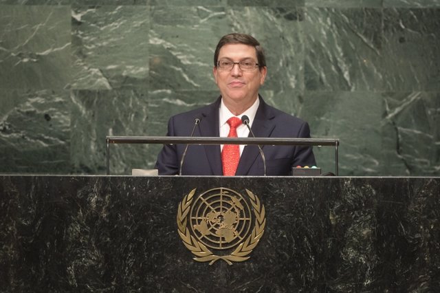 El ministro de Exteriores de Cuba, Bruno Eduardo Rodríguez Parrilla