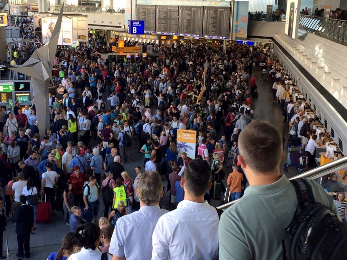 Evacuación del aeropuerto de Frankfurt