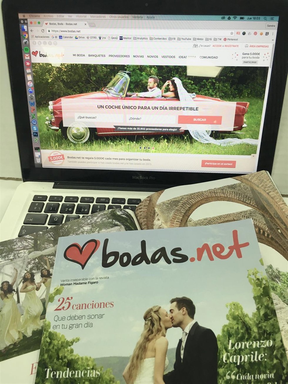 Bodas.Net en papel ya